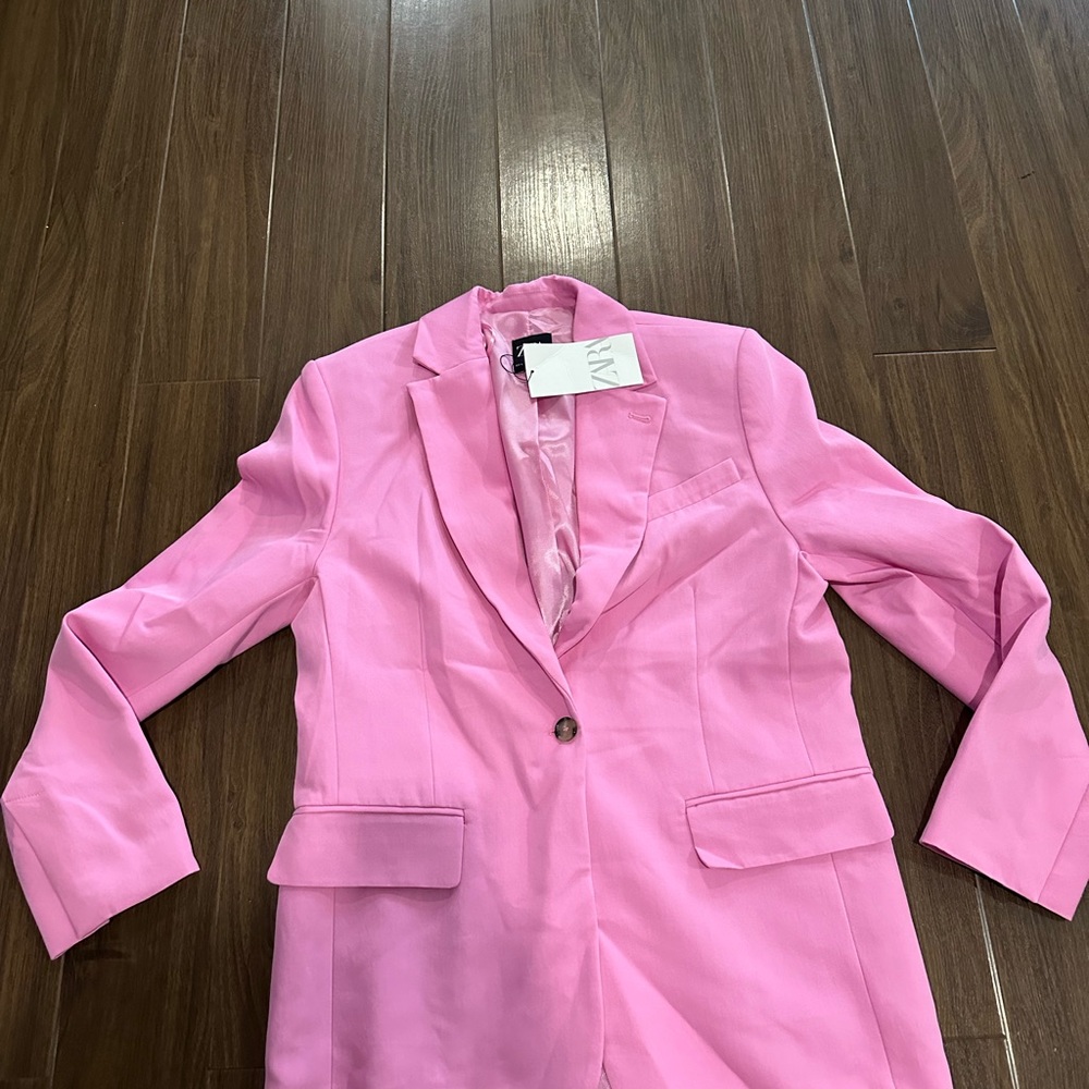 Zara oversized long pink blazer - Picture 6 of 6